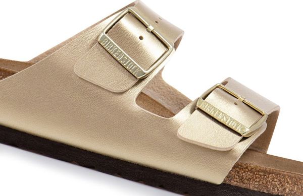 Birkenstock Klapki damskie Birkenstock Arizona BF Gold 1016110 - 36