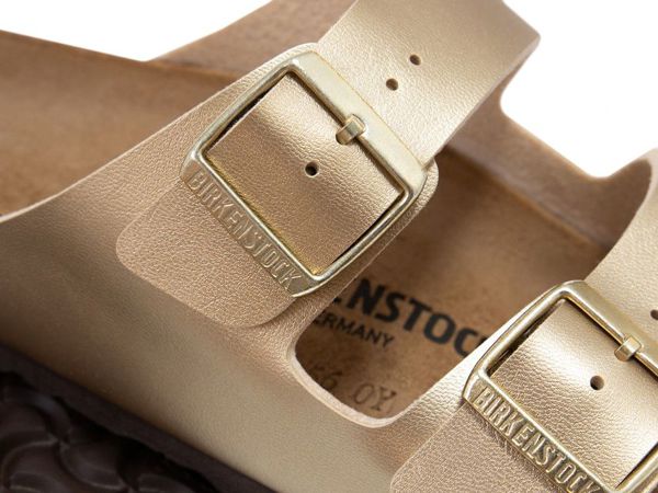 Birkenstock Klapki damskie Birkenstock Arizona BF Gold 1016110 - 36
