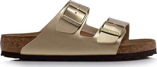 Birkenstock Klapki damskie Birkenstock Arizona BF Gold 1016110 - 36