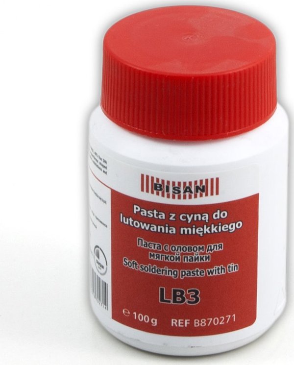 Bisan ΠΑΣΤΑ ΜΕ ΚΑΛΑΙ ΓΙΑ ΜΑΛΑΚΗ ΚΟΛΛΗΣΗ LB3 100G (ΚΟΥΤΙ) [25]