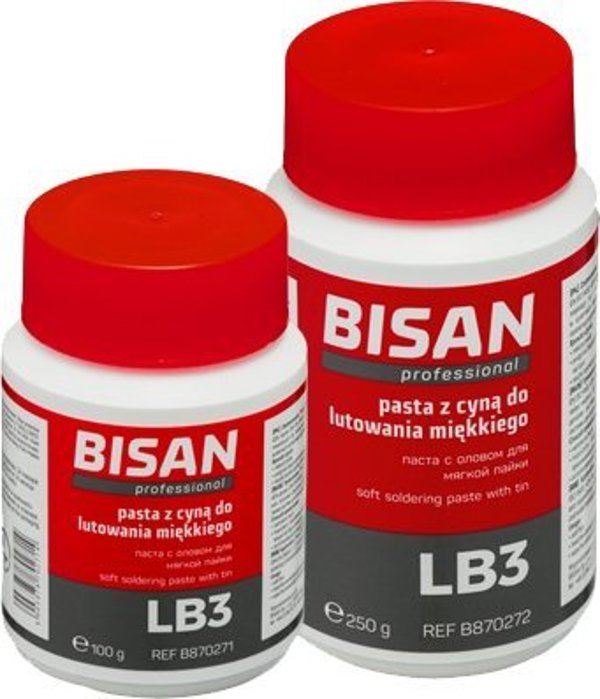 Bisan ΠΑΣΤΑ ΜΕ ΚΑΛΑΙ ΓΙΑ ΜΑΛΑΚΗ ΚΟΛΛΗΣΗ LB3 100G (ΚΟΥΤΙ) [25]
