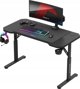 Γραφείο Gaming Huzaro με Ρυθμιζόμενο Ύψος Huzaro Hero 2.6 Black + Mousepad