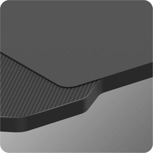 Γραφείο Gaming Huzaro με Ρυθμιζόμενο Ύψος Huzaro Hero 2.6 Black + Mousepad