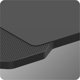 Γραφείο Gaming Huzaro με Ρυθμιζόμενο Ύψος Huzaro Hero 2.6 Black + Mousepad