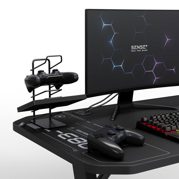 Γραφείο SENSE7 Nomad Cybernetic Μαύρο 140 cmx60 cm 140x60 cm