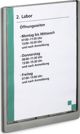 Biurfol Click Sign Πινακίδα Πληροφοριών A4 210x297mm, Γραφίτη, Αυτοκόλλητη ή Βιδωτή