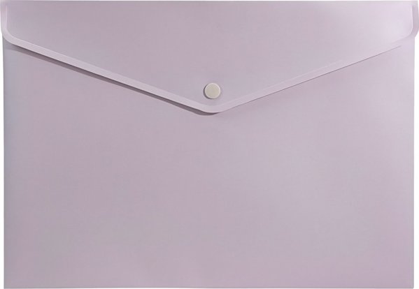 Biurfol Φάκελος με κουμπί A4 PP ροζ soft touch BIURFOL