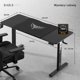 Biurko Diablo Chairs X-Tensio 1400 Czarne 140 cmx60 cm