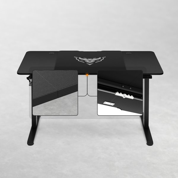 Biurko Diablo Chairs X-Tensio 1400 Czarne 140 cmx60 cm