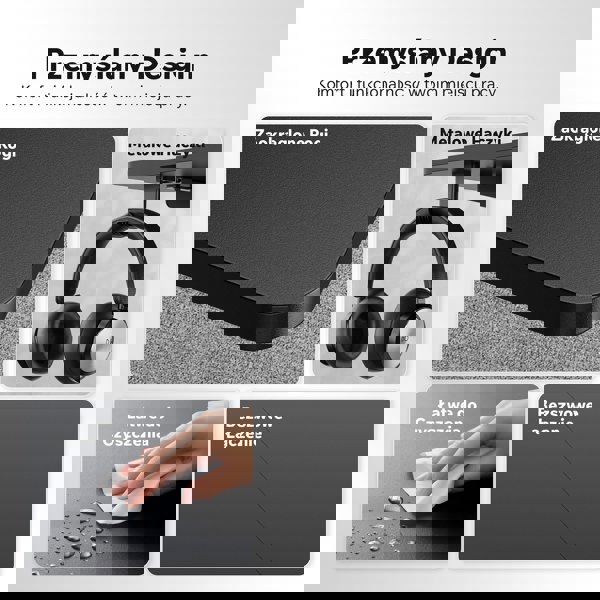 Γραφείο SENSE7 NOJO LIGHT Μαύρο 140x70 εκ.