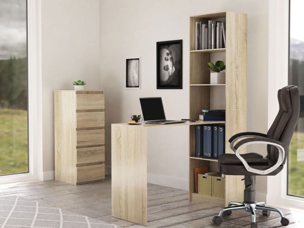 Γραφείο Topeshop R50 Καφέ 125 εκ x 50 εκ