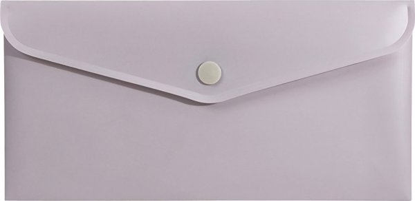 Biurfol Φάκελος με κουμπί DL 21x11 PP ροζ sotf touch BIURFOL
