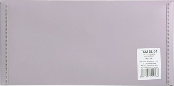 Biurfol Φάκελος με κουμπί DL 21x11 PP ροζ sotf touch BIURFOL