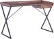 Γραφείο Beliani Noxon Καφέ-Μαύρο 120 cm x 54 cm 11356153 4251682281157