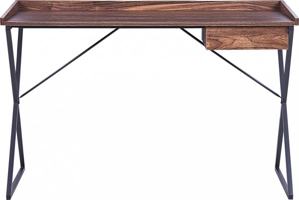 Γραφείο Beliani Noxon Καφέ-Μαύρο 120 cm x 54 cm 11356153 4251682281157
