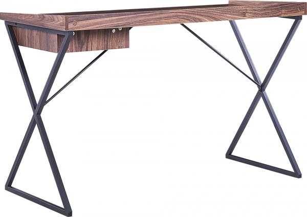 Γραφείο Beliani Noxon Καφέ-Μαύρο 120 cm x 54 cm 11356153 4251682281157