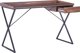 Γραφείο Beliani Noxon Καφέ-Μαύρο 120 cm x 54 cm 11356153 4251682281157
