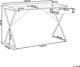 Γραφείο Beliani Noxon Καφέ-Μαύρο 120 cm x 54 cm 11356153 4251682281157