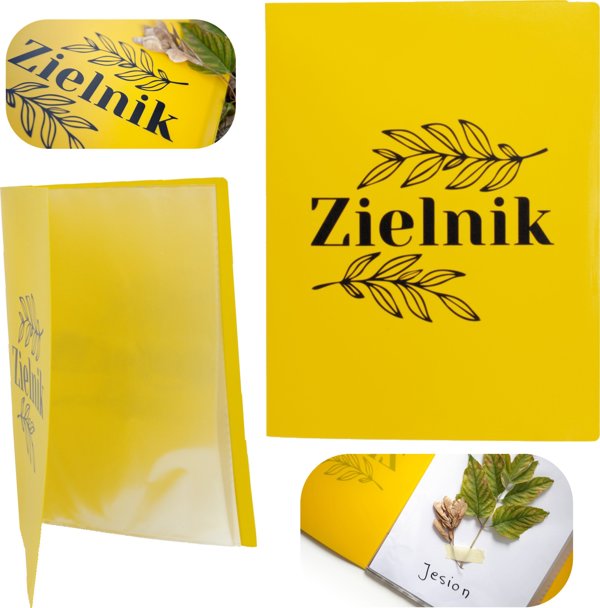 Άλμπουμ κλασέρ Biurfol Zielnik PP για φύλλα 20 θήκες κίτρινο BIURFOL