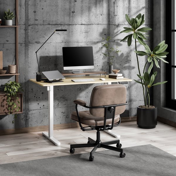 Γραφείο SENSE7 NOJO LIGHT Πεύκο - Λευκό 120x60 εκ.