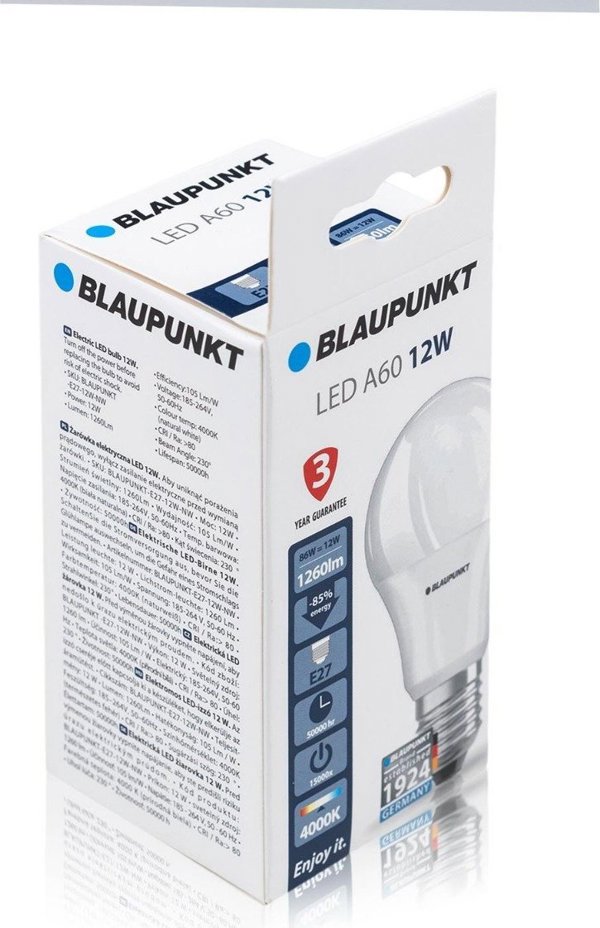 Blaupunkt Σετ 4 τεμαχίων - Blaupunkt Λαμπτήρες LED E27 12W NW