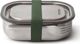 Black & Blum Lunch box stalowy L z widelcem, oliwkowy BLACK+BLUM
