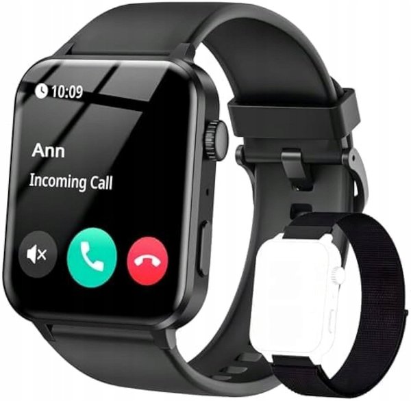Blackview R50 1.85-inch TFT HD 350mAh Battery 24-hour SpO2 Detection + Heart Rate Monitoring Calls and SMS notification Black BVR50-B (6931548317517)
