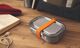 Black & Blum Μεταλλικό Lunch Box L με Πιρούνι, Πορτοκαλί BLACK+BLUM