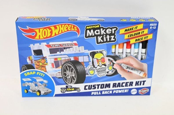 Bladez Hot Wheels Maker Kitz Σετ Κατασκευής και Διακόσμησης Αγωνιστικού Αυτοκινήτου με Μαρκαδόρους
