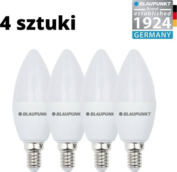 Blaupunkt Σετ 4 τεμαχίων - Blaupunkt Λαμπτήρες LED E14 7W WW