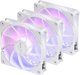 Blackstorm Luna UF120 ARGB PWM Reverse -tuuletinpakkaus, valkoinen, 120 mm, 3 kpl