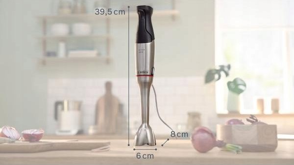 Μπλέντερ BOSCH Bosch MSM6M8X1, Ραβδομπλέντερ, 1.25 L, 1.4 m, 1200 W, Ανοξείδωτο ατσάλι