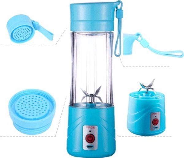 Φορητός αποχυμωτής Platinet PLATINET MOBILE JUICER BLENDER WITH POWERBANK 4000MAH 17500RPM 400ML 40W [44705]