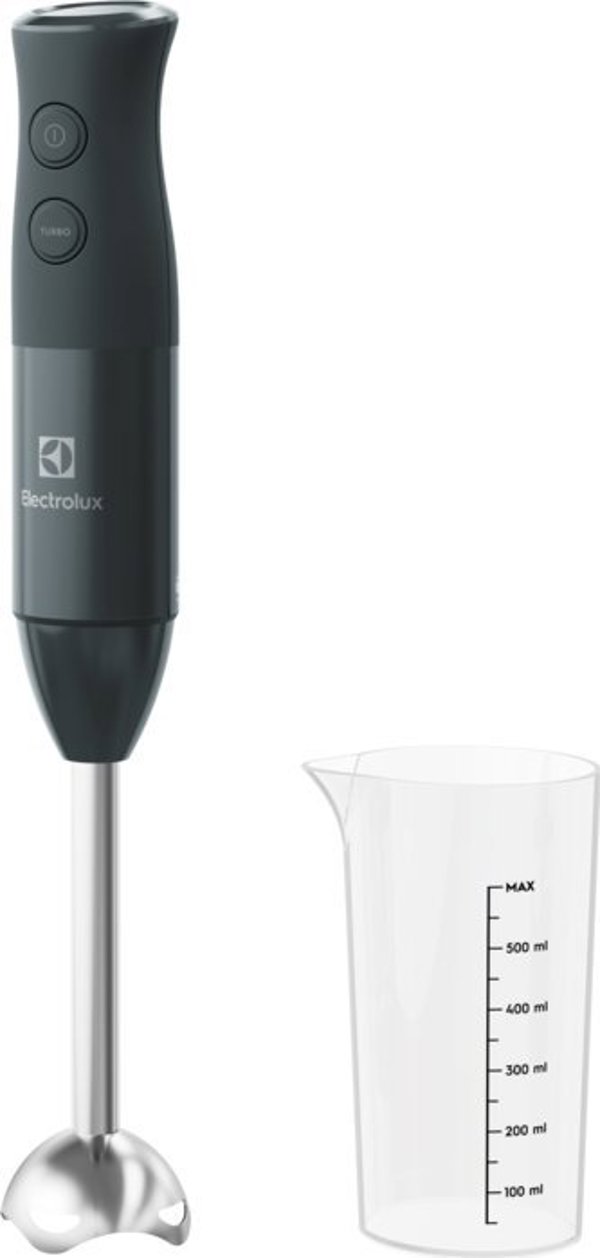 Electrolux E3HB1-4GG Χειροκίνητο Μπλέντερ 400W με Μπολ 0.6L, Μαύρο