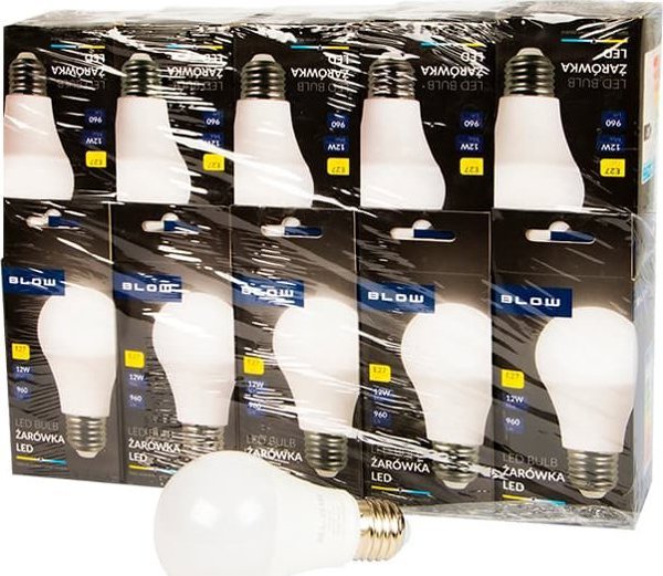 Blow 87-431# Λάμπα led e27 12w a60 230v ουδέτερο.10τμχ