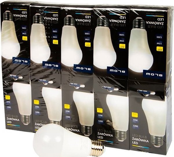 Blow 87-432# Λάμπα led e27 15w a60 230v ουδέτερη.10τμχ