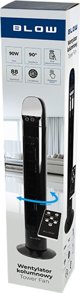 Blow 44-075# Κολωνικός ανεμιστήρας 90w lcd + τηλεχειριστήριο