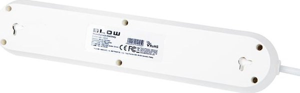 Blow 98-225# Καλώδιο επέκτασης δικτύου ps-450 4-υποδοχές 3xusb 5m λευκό 2x1mm