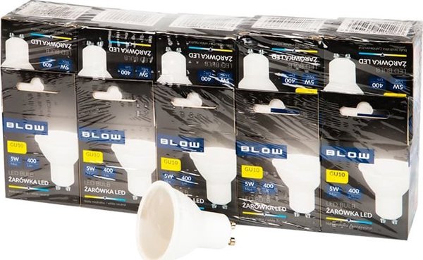Blow 87-437# Λάμπα LED GU10 5W 230V ουδέτερο.10τμχ