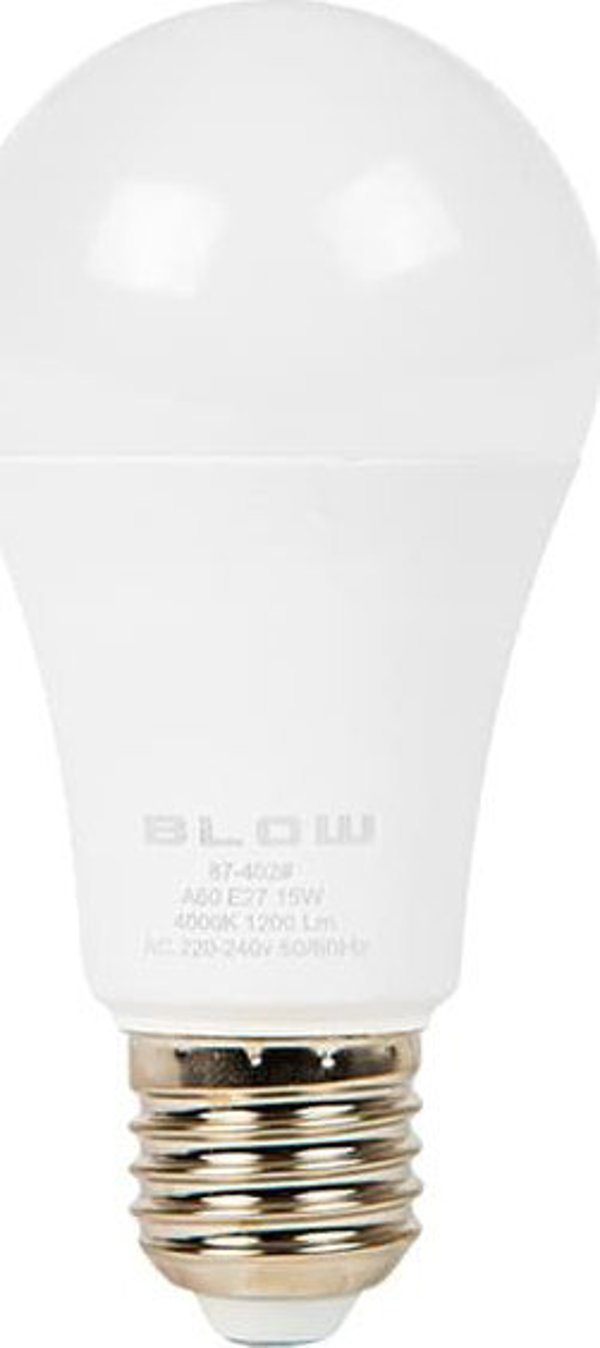 Blow 87-402# Λάμπα led e27 15w a60 230v β.ουδέτερο.