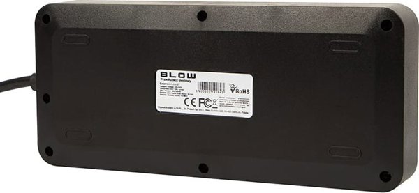 Blow 98-211# Πολύπριζο ps-630 6-υποδοχές 3xusb 1xusb-c 3m μαύρο 2x1mm