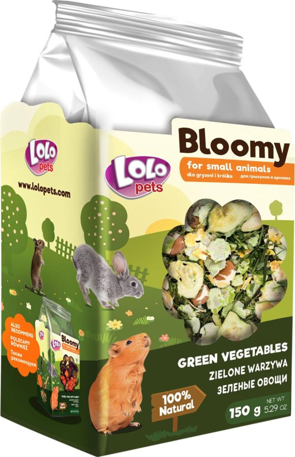 Λαχανικά Bloomy Green για τρωκτικά και κουνέλια 150g