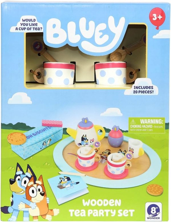 BLUEY wooden tea set, 264C