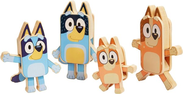 Ξύλινες φιγούρες χαρακτήρων BLUEY, 254C