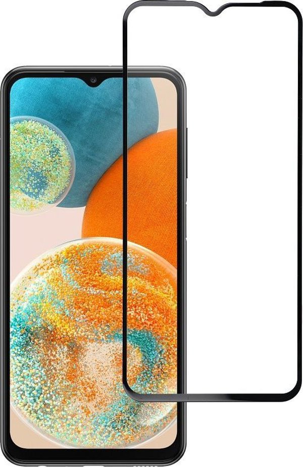 Blue Star Σκληρυμένο γυαλί Blue Star 5D - για Samsung A23 5G (πλήρης κόλλα/φιλικό προς τη θήκη) - μαύρο