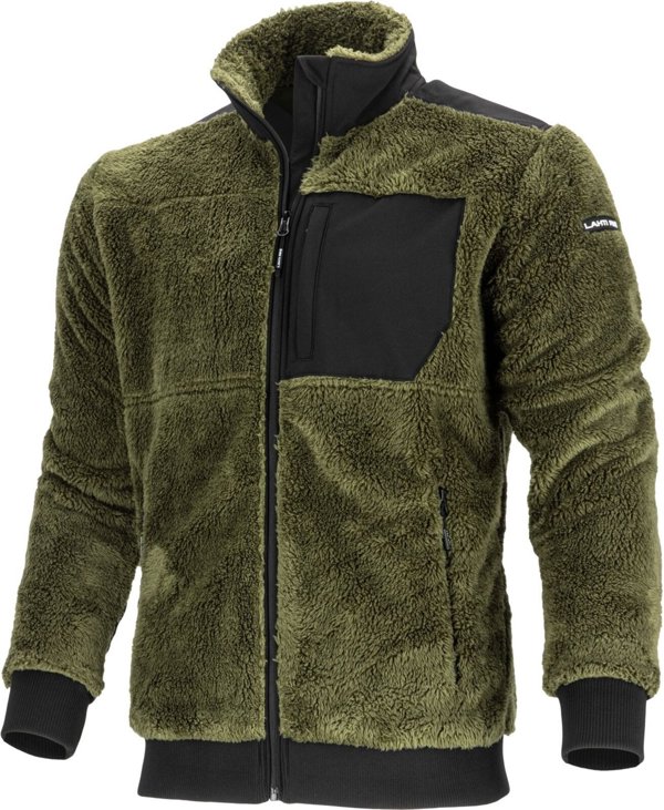 Bluza z suwakiem sherpa zielona, "l", ce, lahti