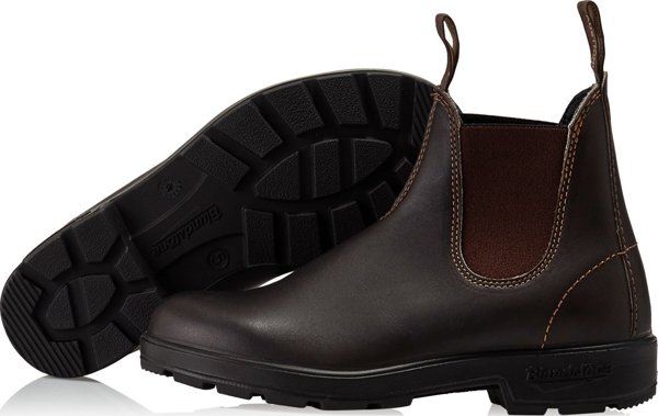 Blundstone 585 Unisex Chelsea Boots Rustic Brown Leather