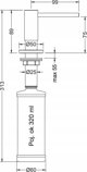 Blue Water Dispenser για πλυντήρια ρούχων Blue water Alfa, χρώμιο 13765548 5901730616347