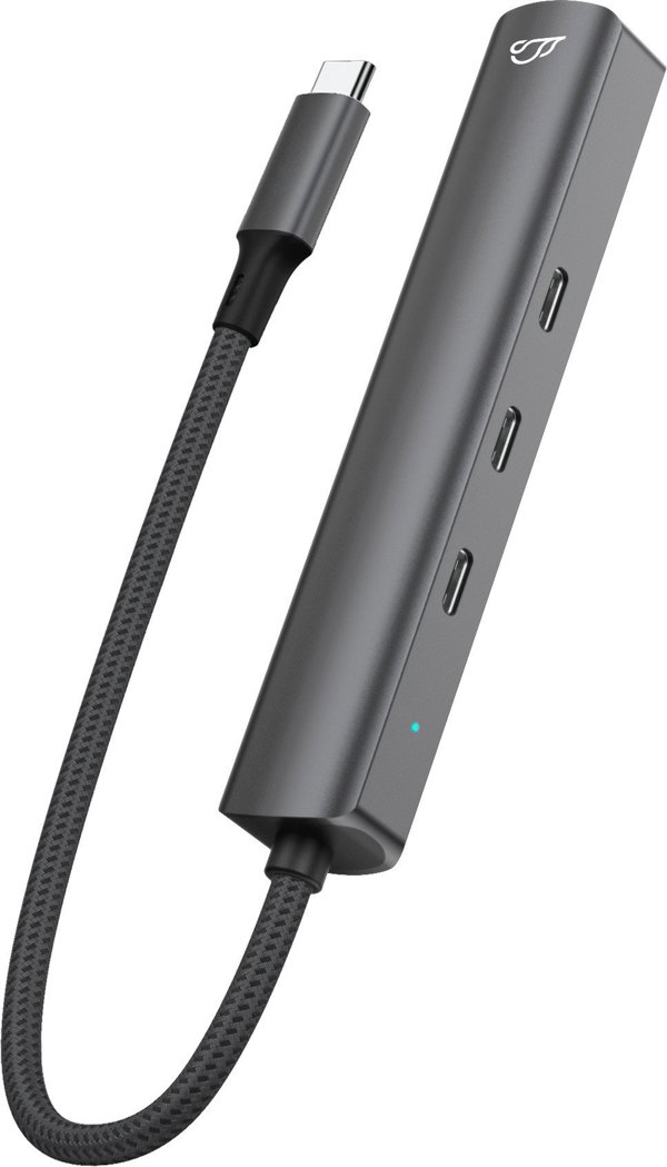 Bluecloud USB-C-USB-C hub με gigabit ethernet, 4 θύρες