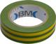 BM S.P.A. Ταινία Μόνωσης PCW, 0.15mm x 25mm, 25m, Κίτρινο-Πράσινο, BMESB2525GV